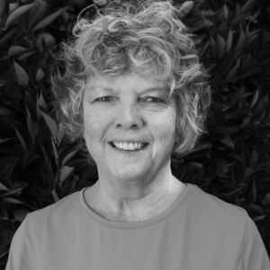 Karin Crosby Headshot - Black and White photo Member of the Board of Directors