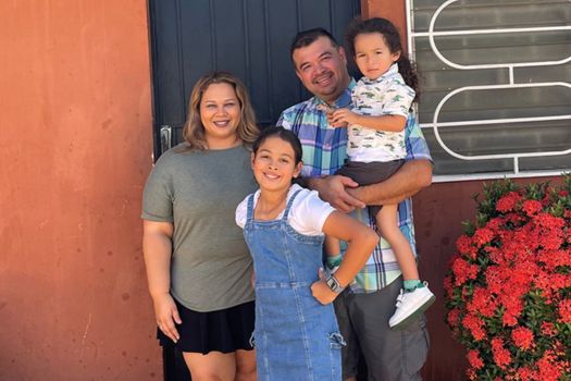 Vanessa Merino, our Executive of Care Operations and her husband and 2 children