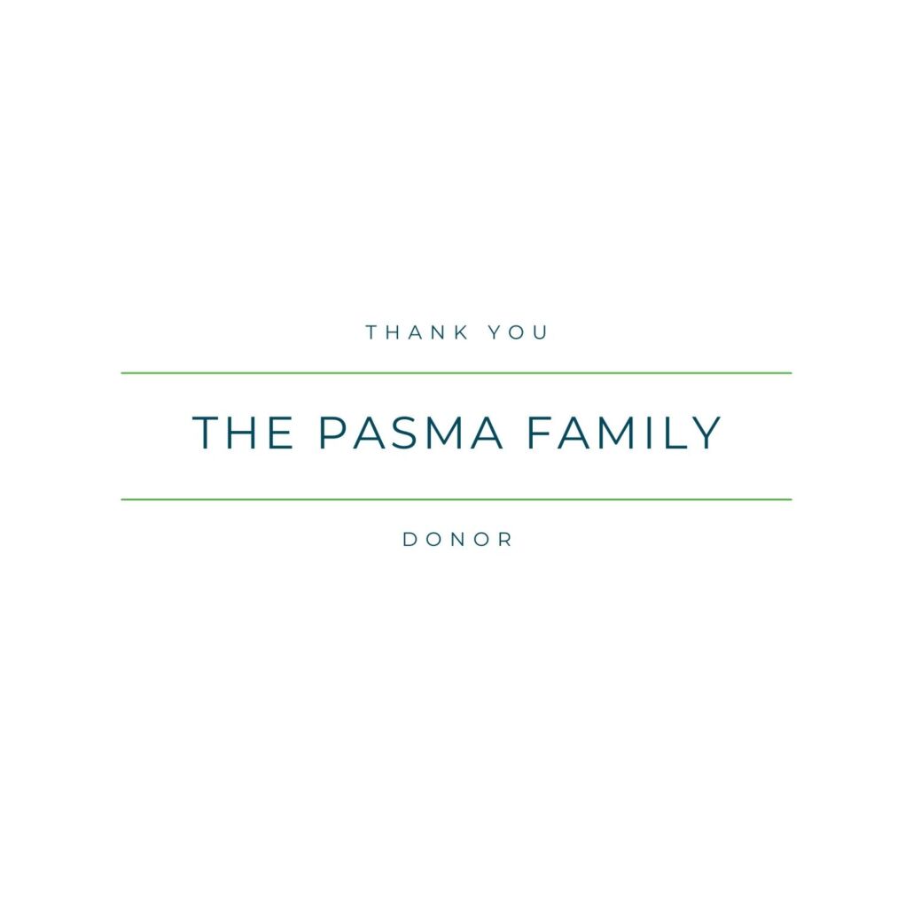 GSF Giving Tuesday Graphic Donor Thank You: The Pasma Family